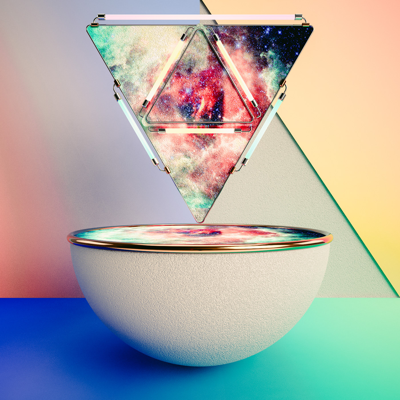 Architecture，colour，imagination，abstract，BE KID，