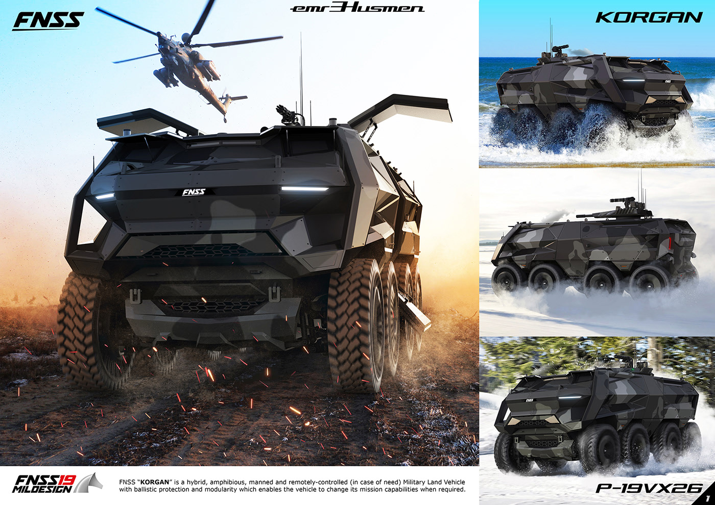 vehicle，amphibious，military，industrial design，product design，