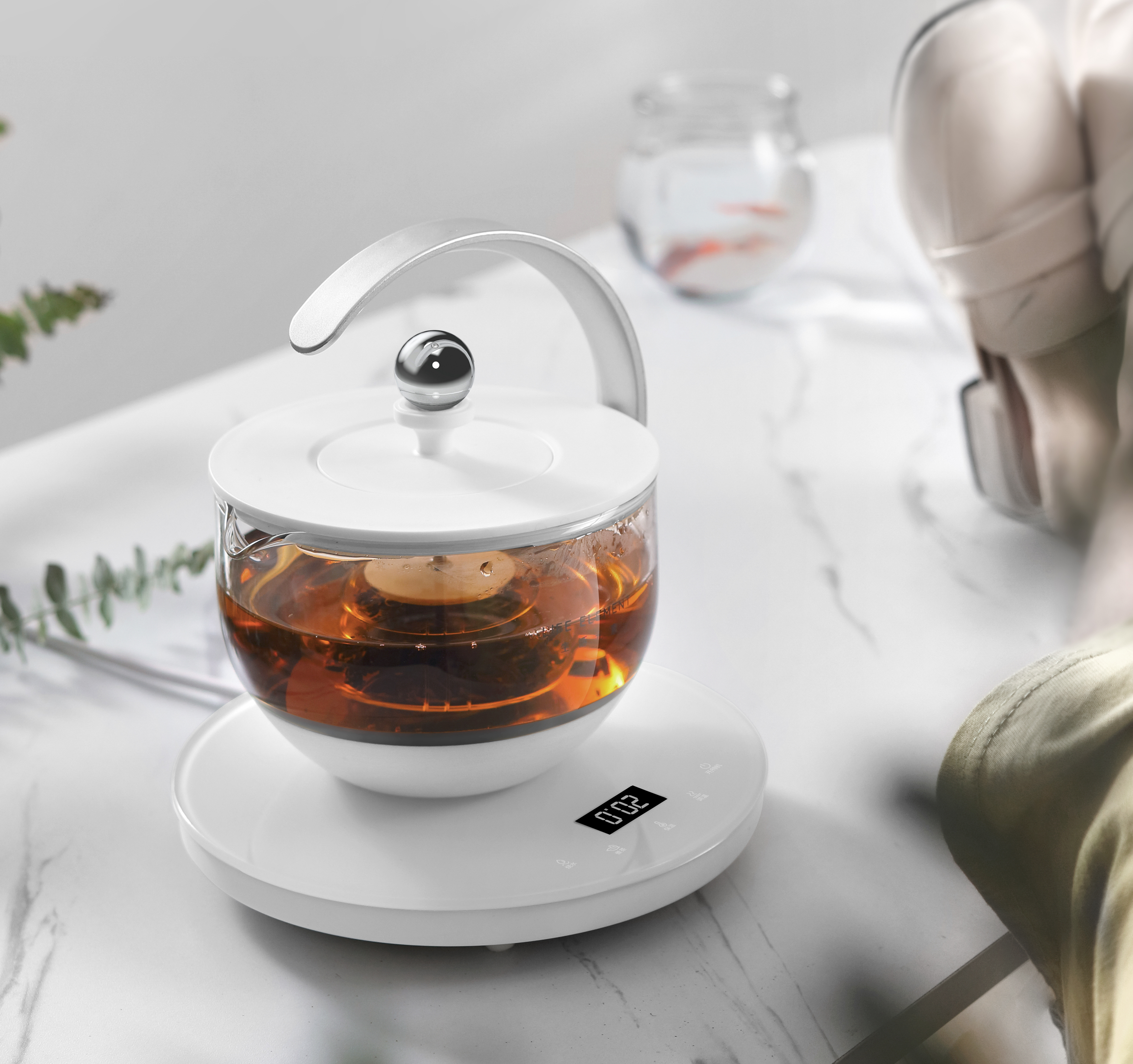 ZEN，Art，Minimalist，Moonrise Teapot，Buddhist mood，Art，Minimalist，teapot，