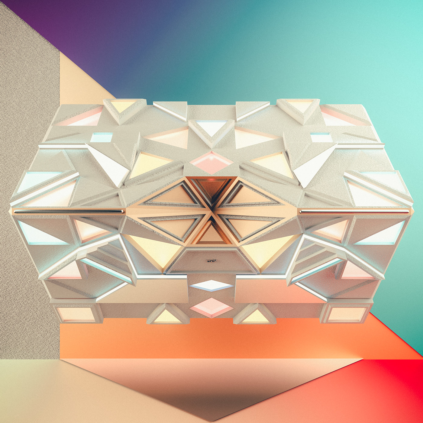 geometry，illustration，3d，Art，