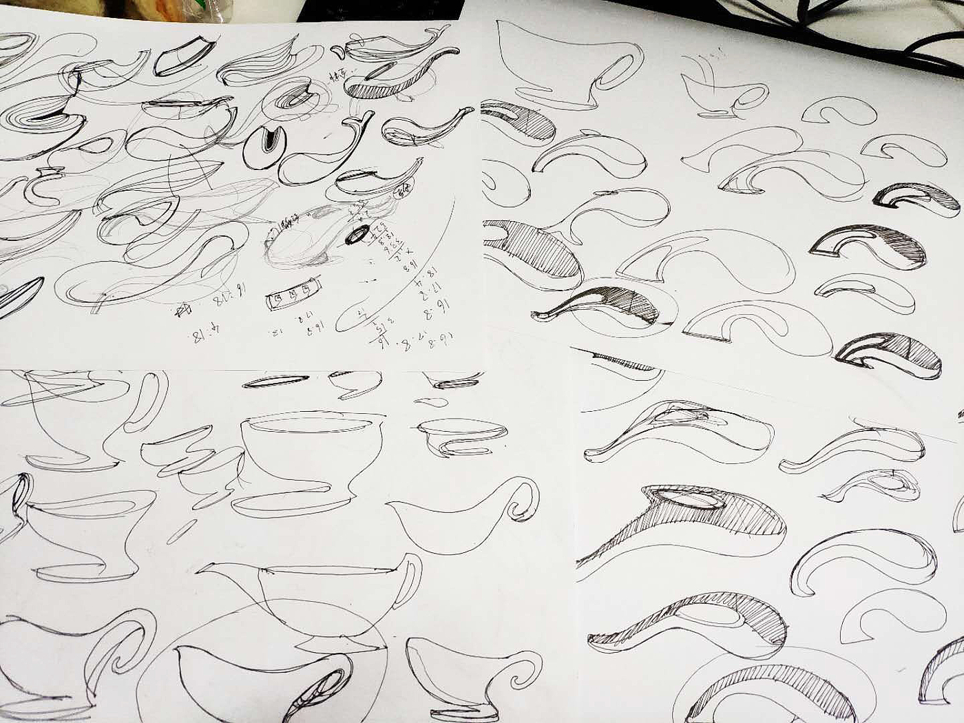 Hand drawn，