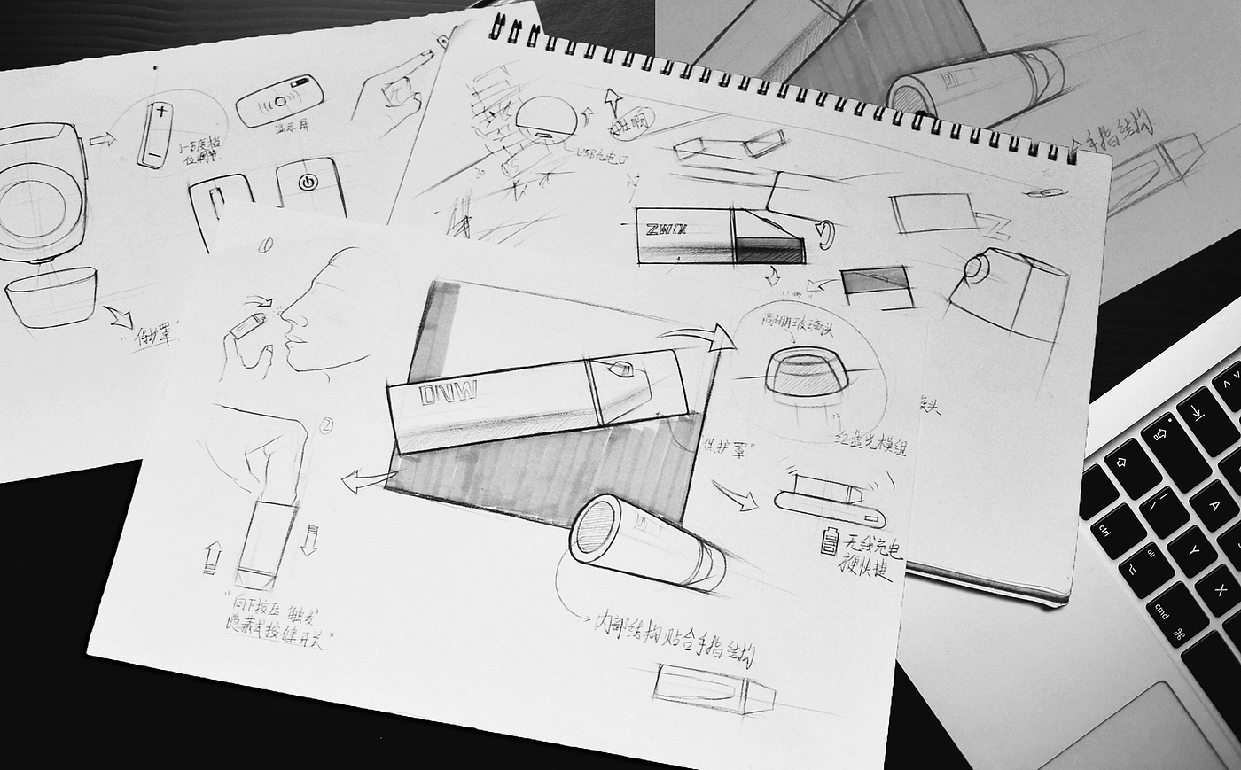 Hand drawn，