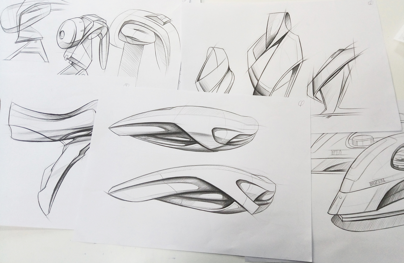 Hand drawn，