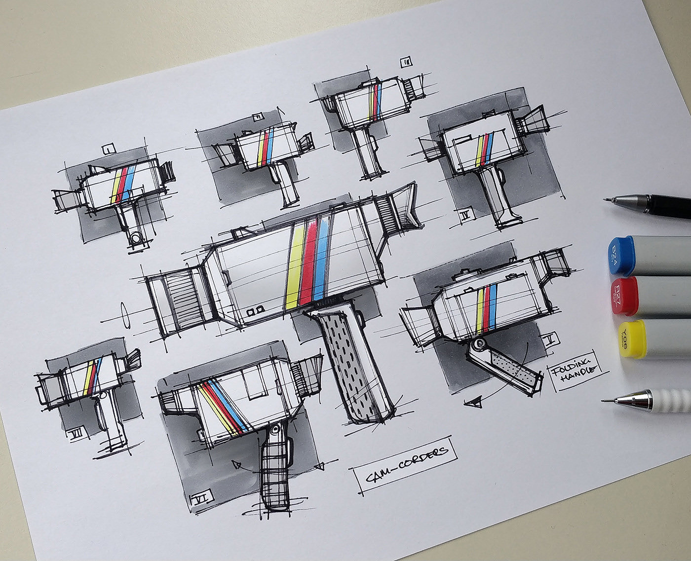 marker pen，illustration，Hand drawn，