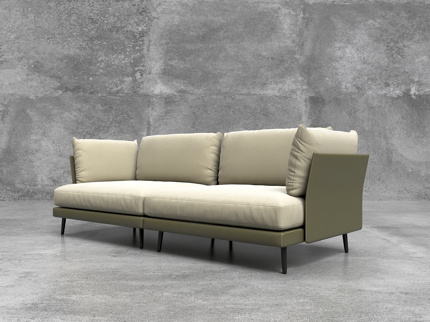 沙发，sofa，渲染，家具，