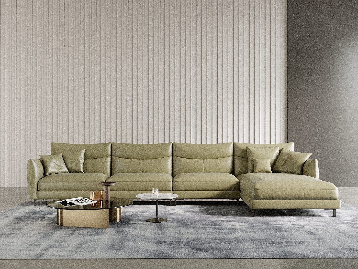 沙发，sofa，渲染，家具，
