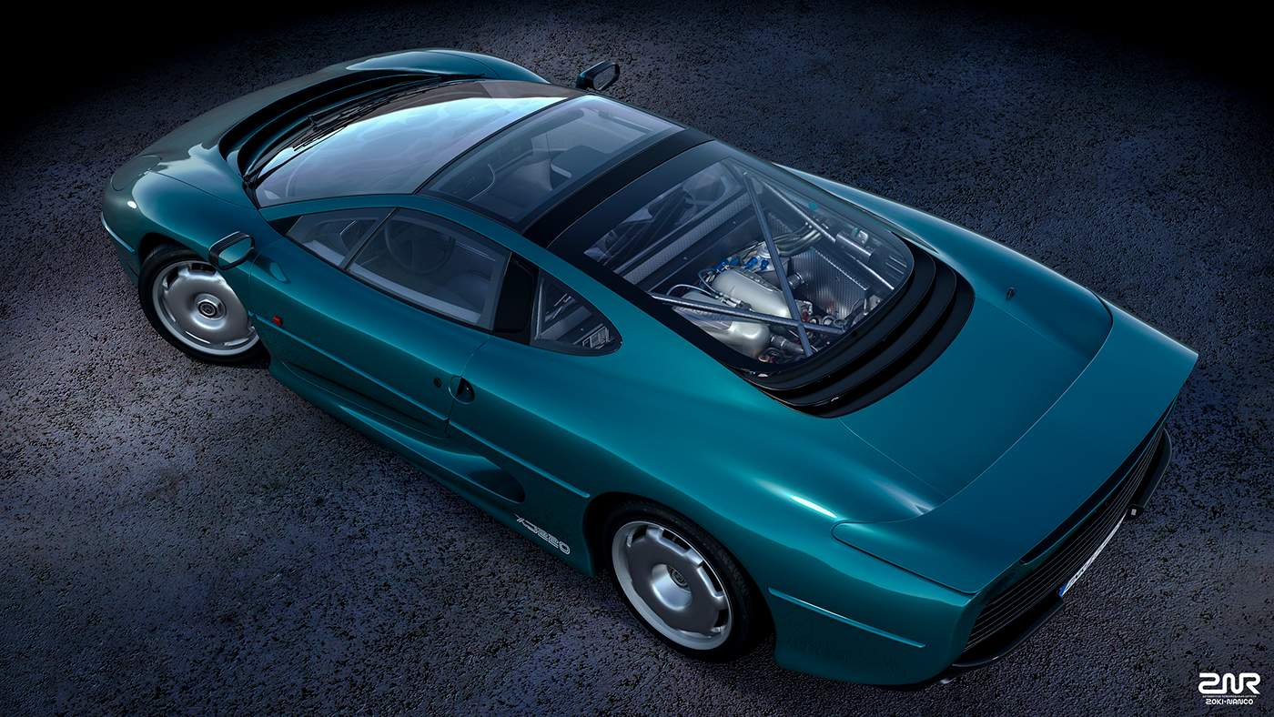 jaguarxj220速度超快的量产车模型欣赏