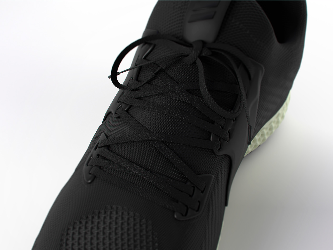 shoes，black，visualization，Render，3D modeling，