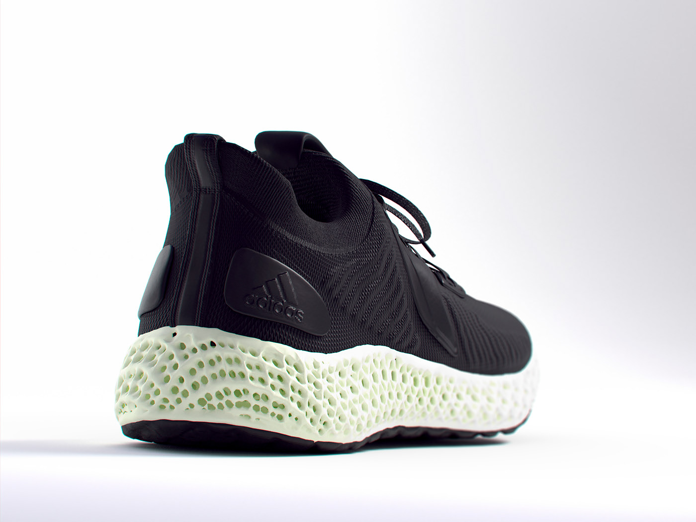 shoes，black，visualization，Render，3D modeling，