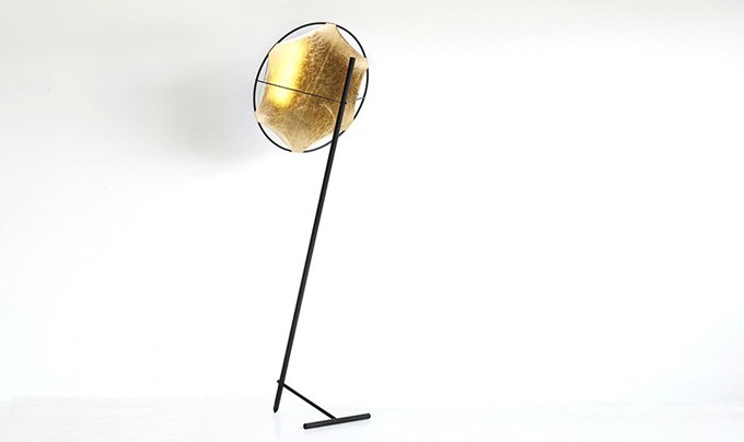 lamps and lanterns，Floor lamp，Gold foil，