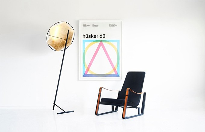 lamps and lanterns，Floor lamp，Gold foil，