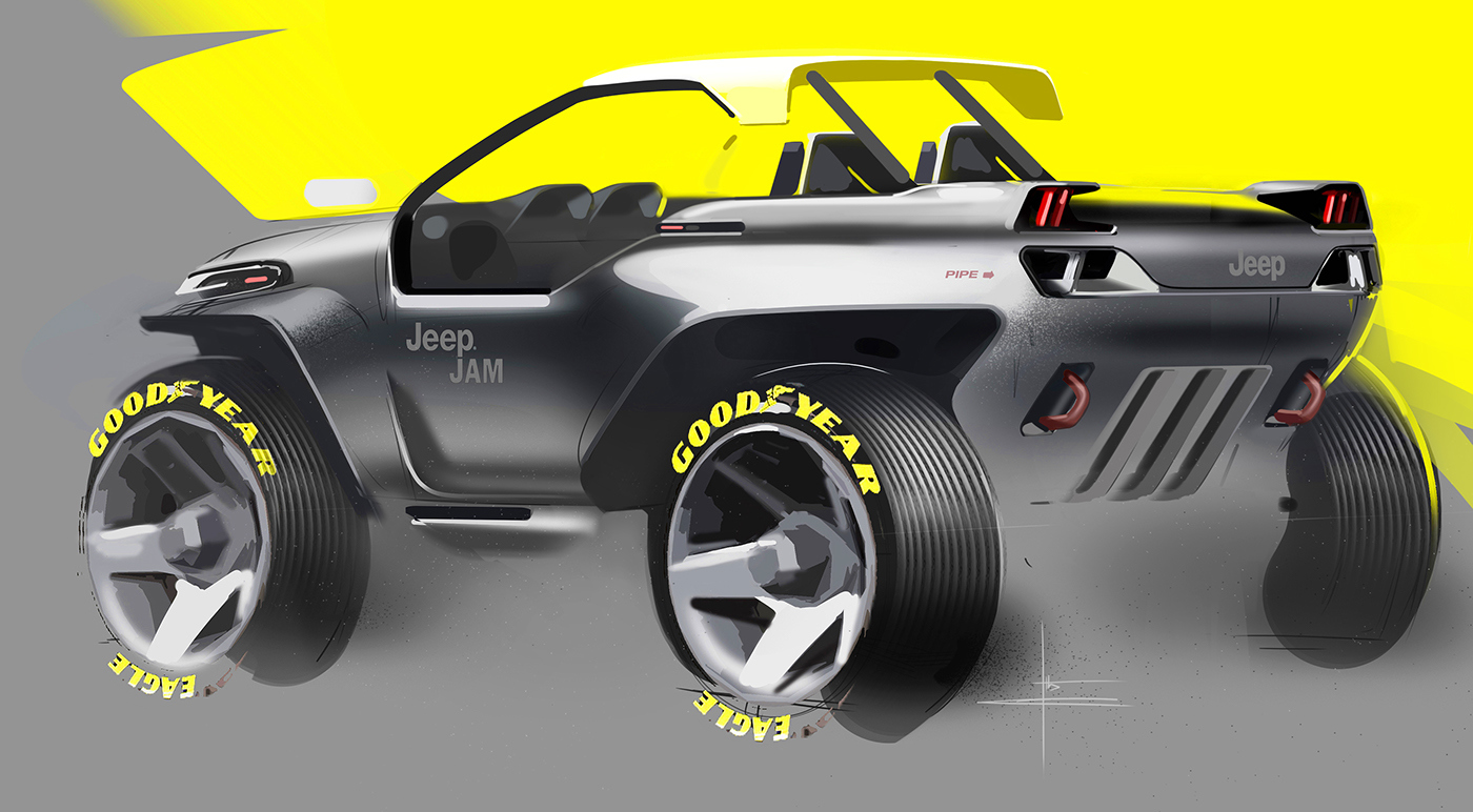 Hand drawn，vehicle，Automatic design，industrial design，