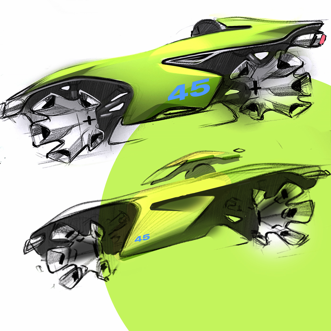 Hand drawn，vehicle，Automatic design，industrial design，