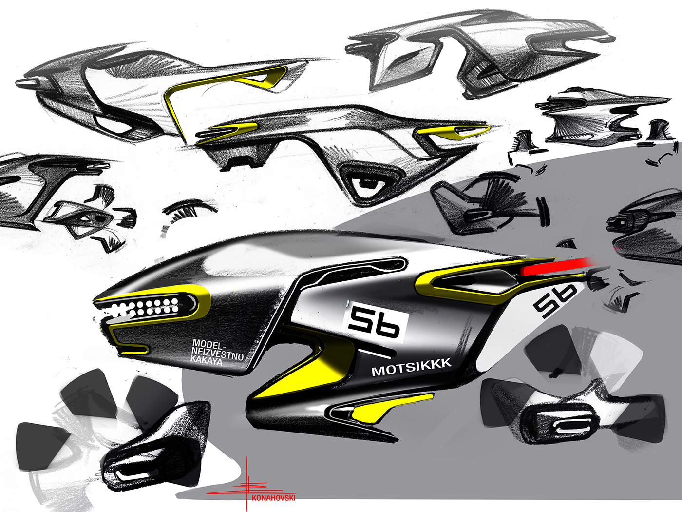 Hand drawn，vehicle，Automatic design，industrial design，