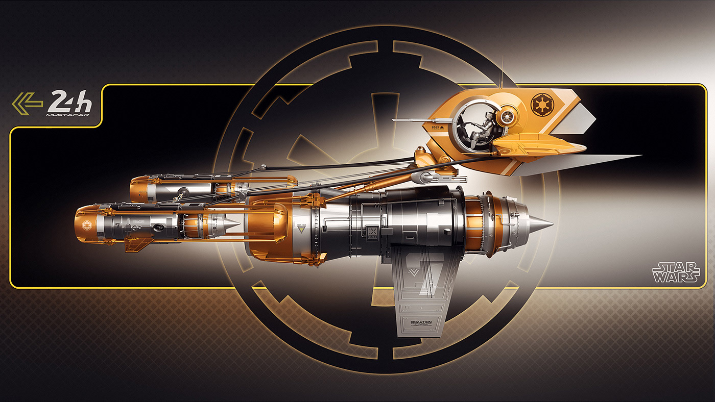 Mustafa star，Render，modeling，Star Wars，Star Wars，Skywalker，The 24h of Mustafar，I fill Enchev，