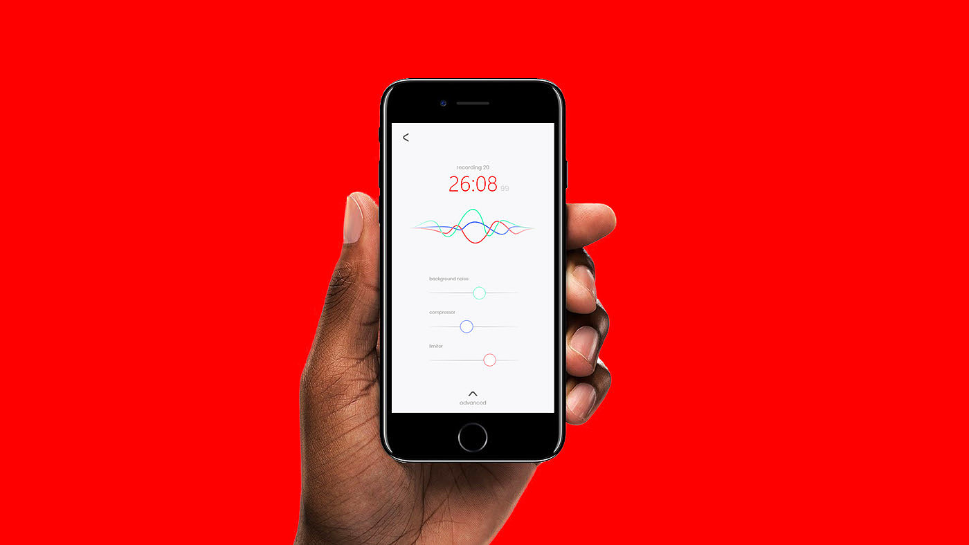 hover，Sam Beaney，concept，recorder，app，