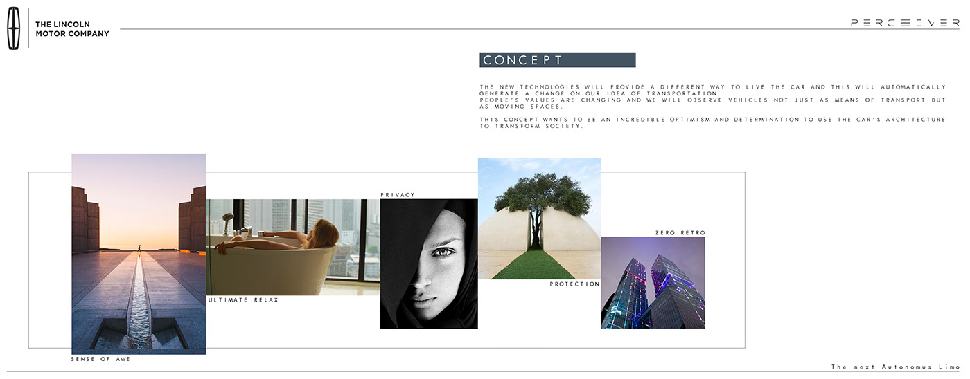 luxury，Lincoln，Lincoln PERCEIVER，Sebastiano Ciarcià，vehicle，