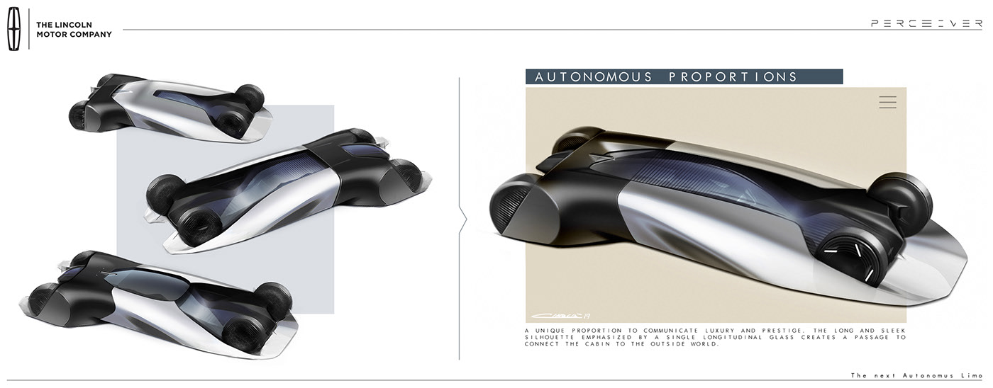 luxury，Lincoln，Lincoln PERCEIVER，Sebastiano Ciarcià，vehicle，