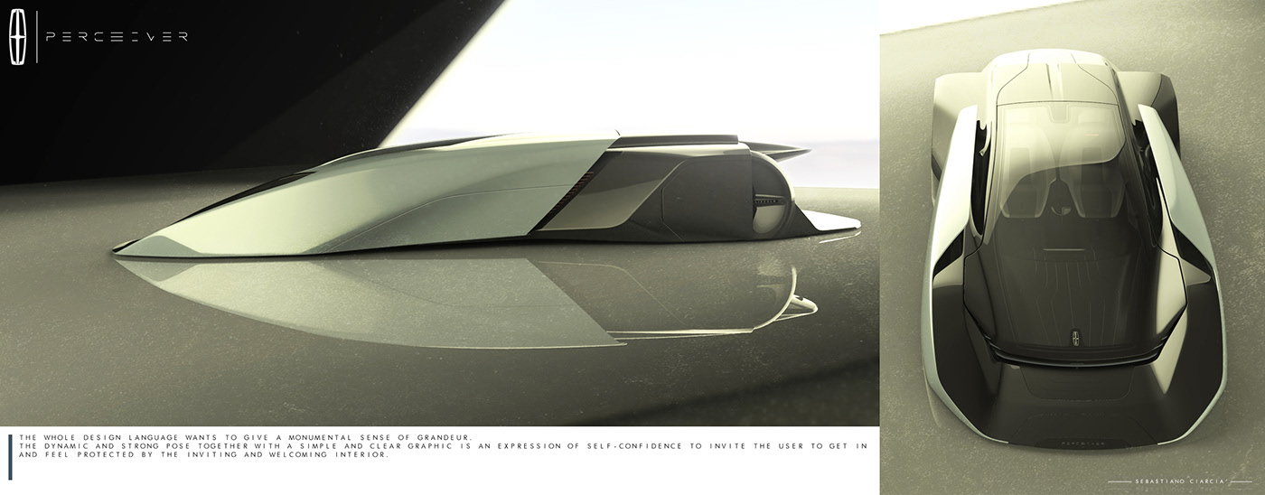 luxury，Lincoln，Lincoln PERCEIVER，Sebastiano Ciarcià，vehicle，