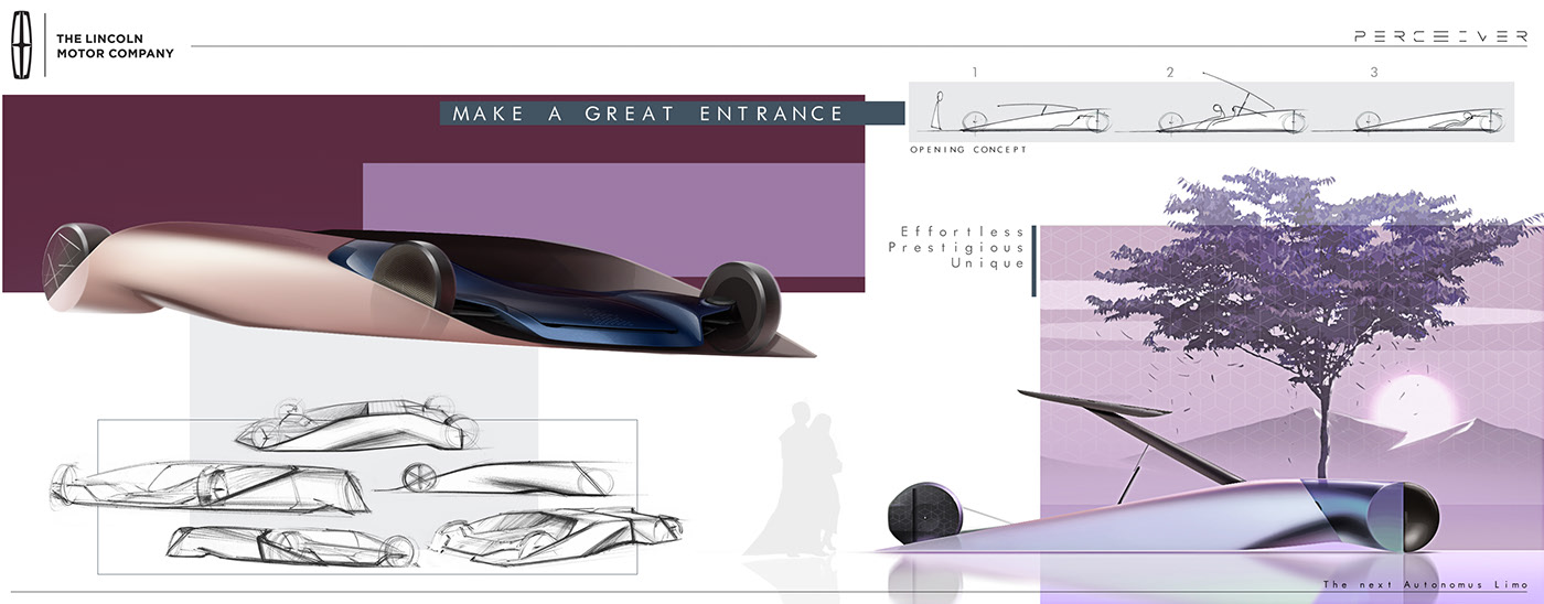 luxury，Lincoln，Lincoln PERCEIVER，Sebastiano Ciarcià，vehicle，