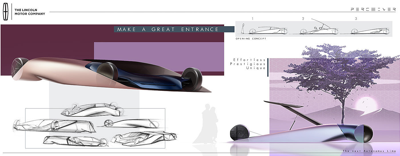 luxury，Lincoln，Lincoln PERCEIVER，Sebastiano Ciarcià，vehicle，