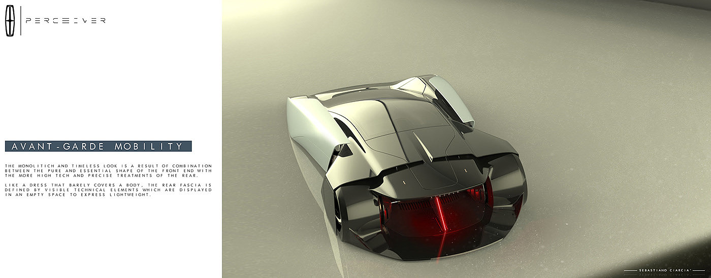 luxury，Lincoln，Lincoln PERCEIVER，Sebastiano Ciarcià，vehicle，