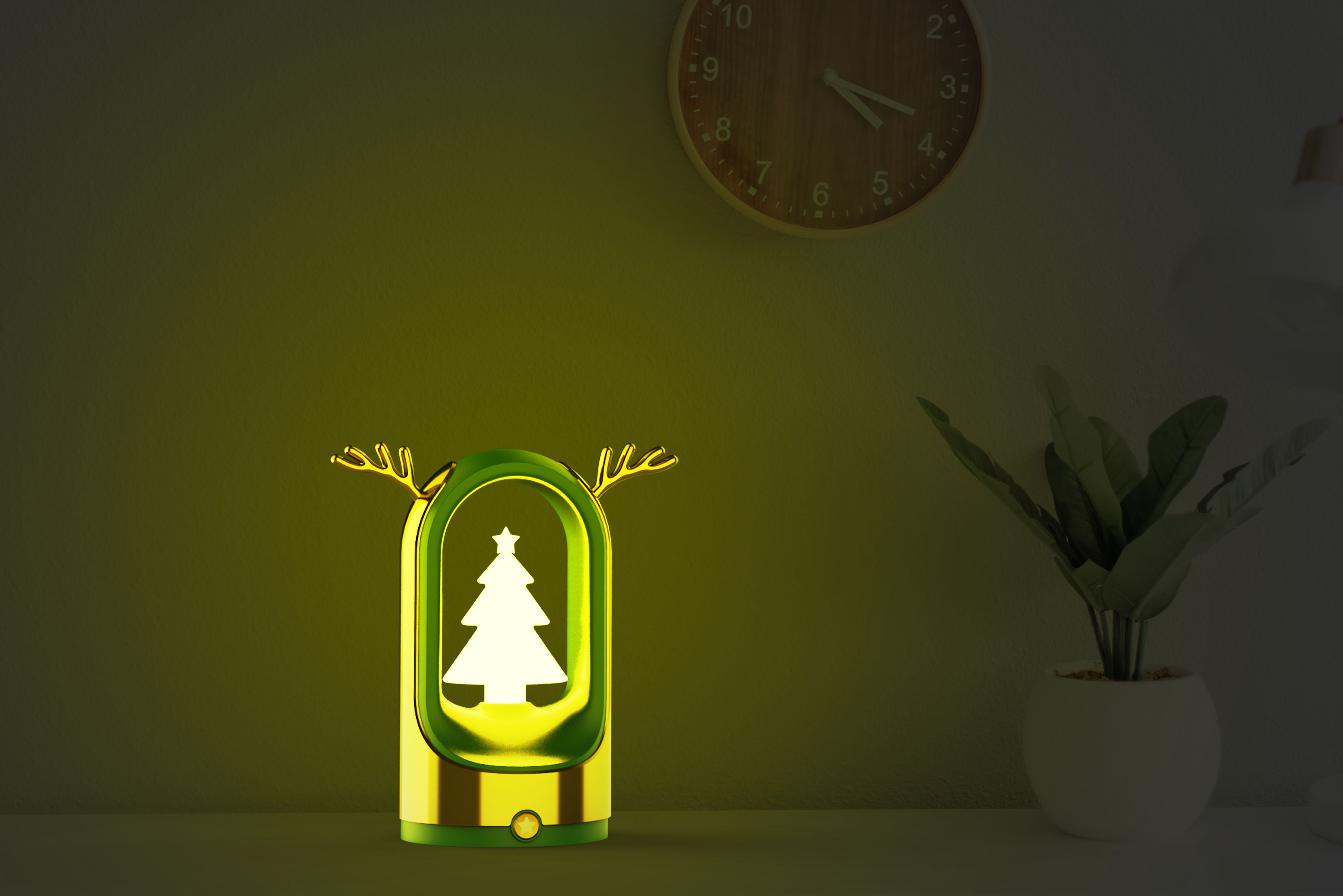 christmas tree，lamp，atmosphere，