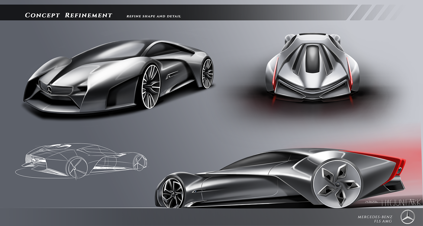 Automatic design，conceptual design，Hand drawn，Benz，Tenderness，