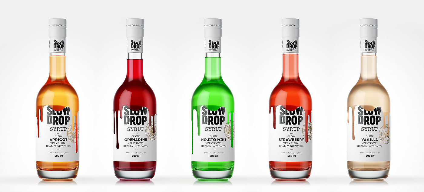 Label decoration，The wine bottle，Cocktail，syrup，