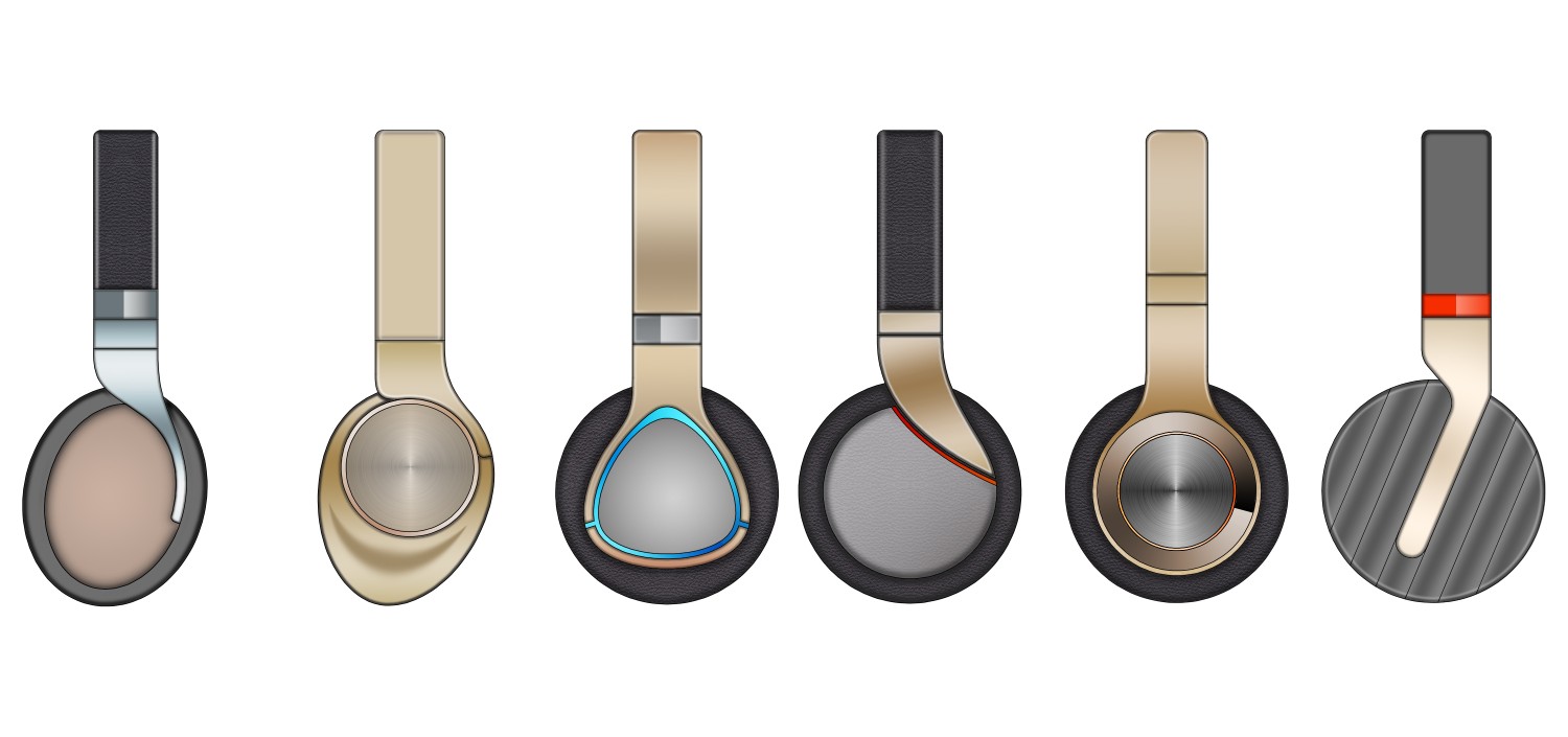 headset，Hand drawn，