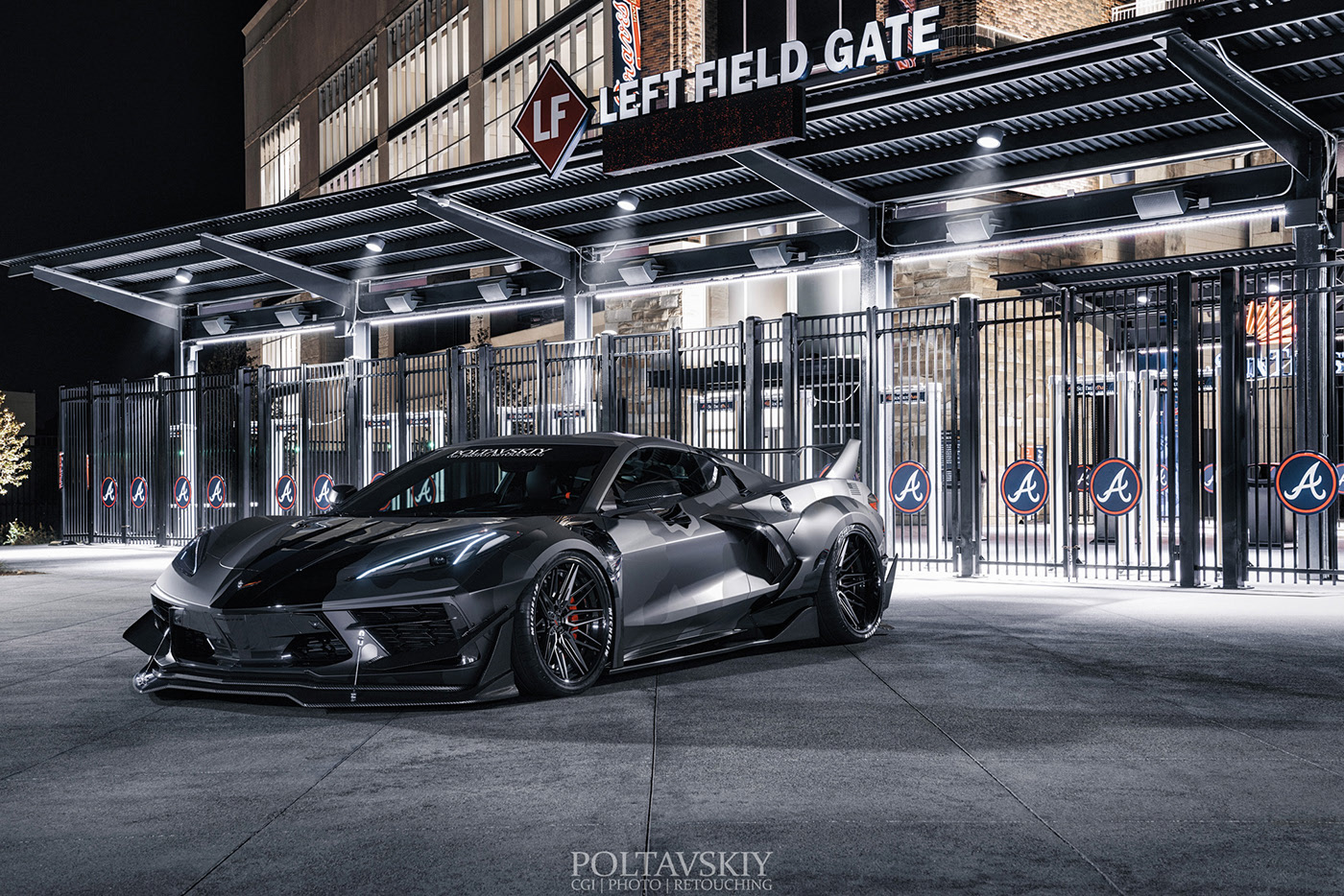 ruined car，Sports car，cgi，Photography，modification，