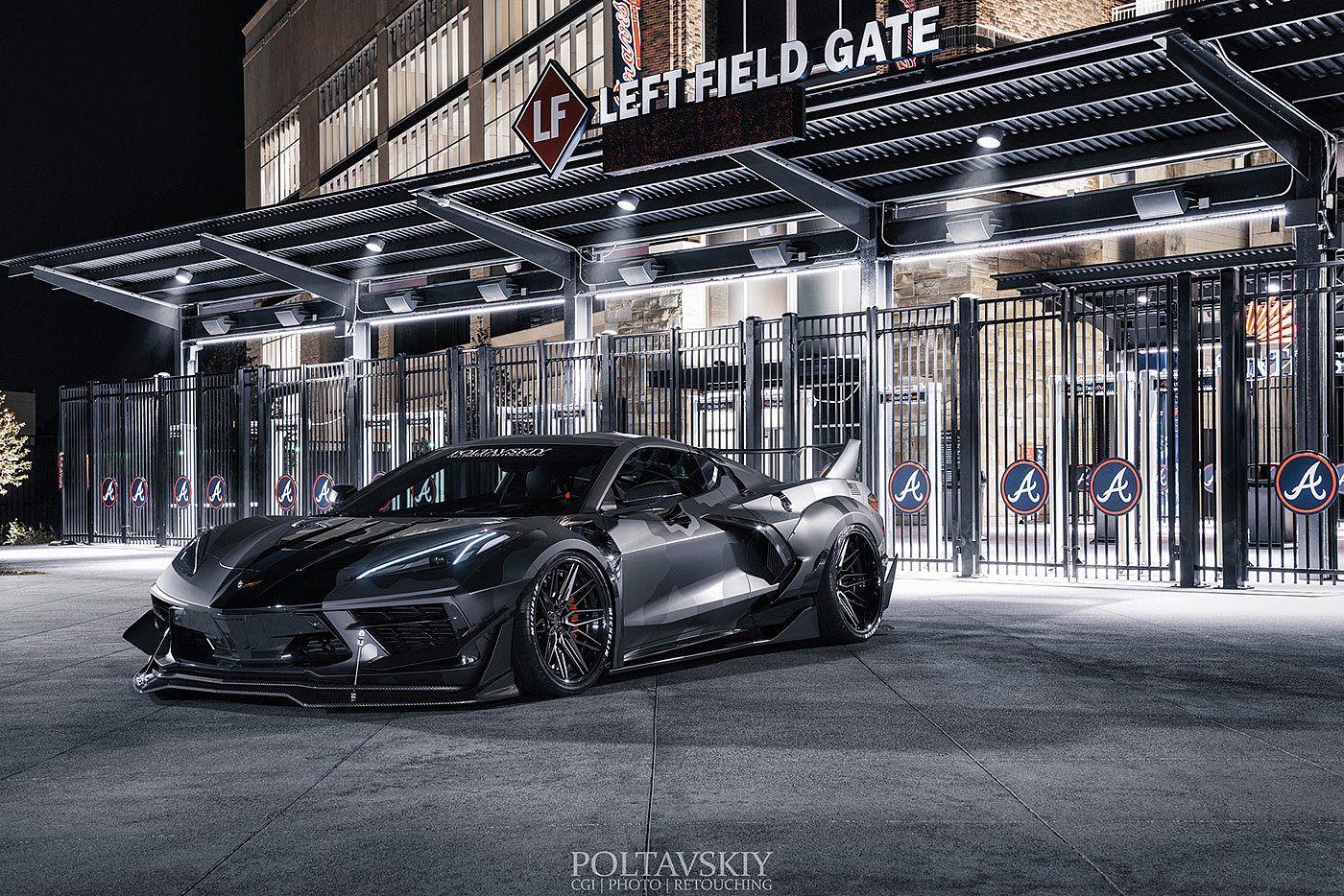 ruined car，Sports car，cgi，Photography，modification，
