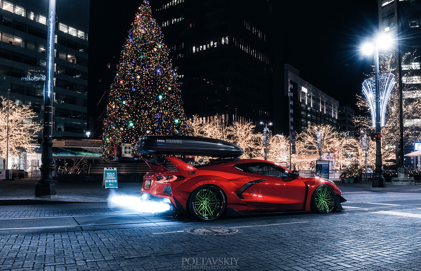 ruined car，Sports car，cgi，Photography，modification，