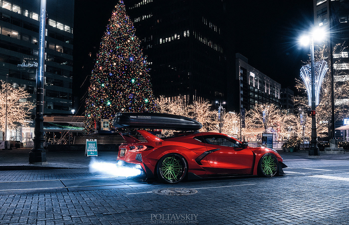 ruined car，Sports car，cgi，Photography，modification，