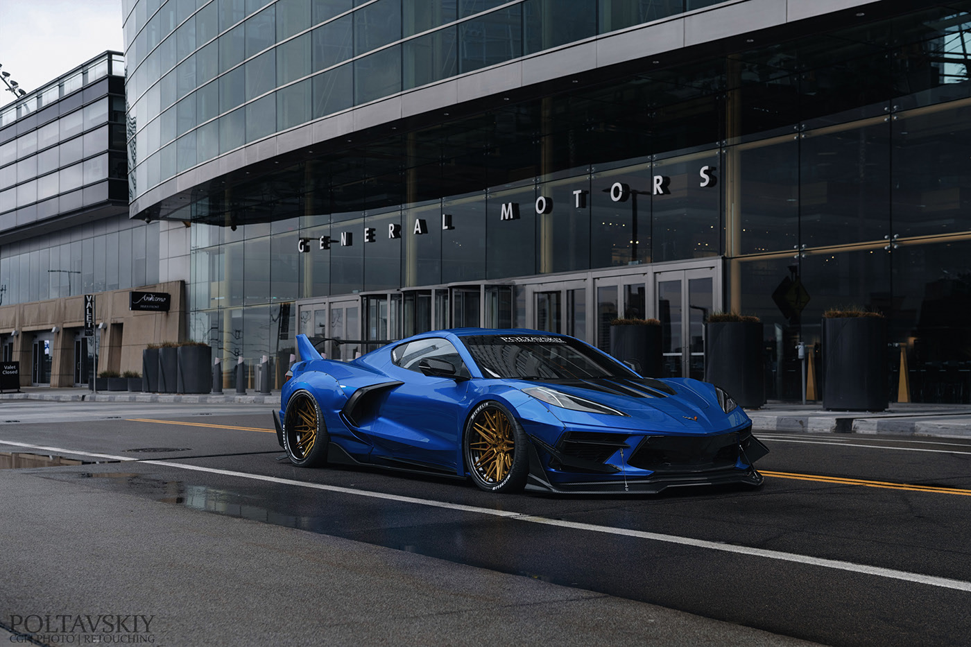 ruined car，Sports car，cgi，Photography，modification，