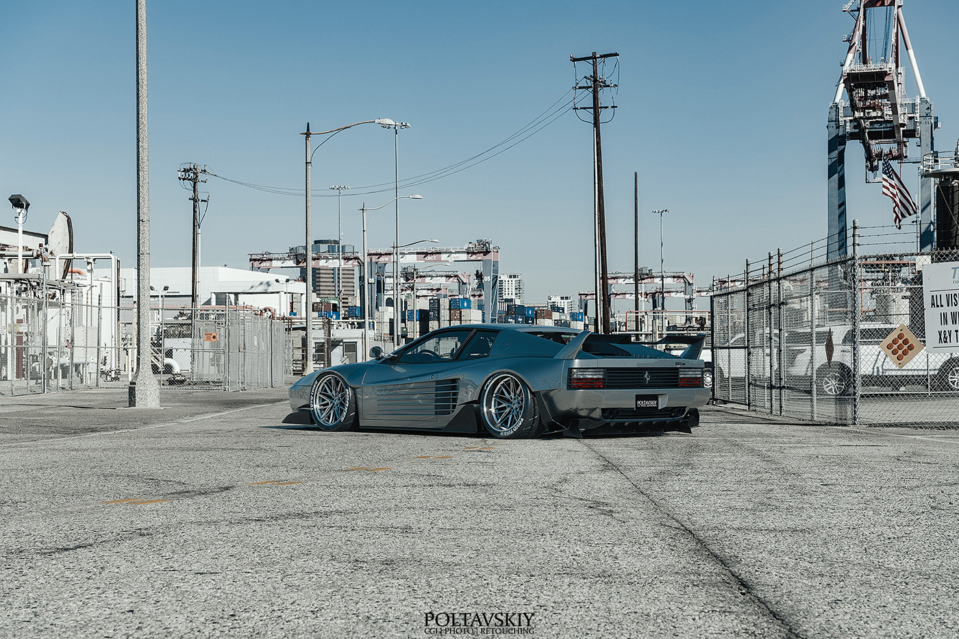 ruined car，Sports car，cgi，Photography，modification，
