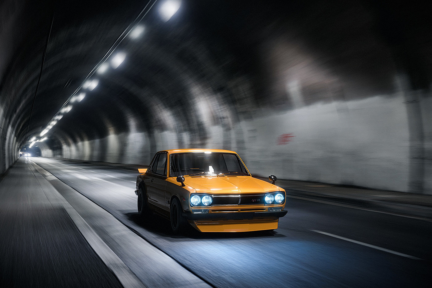 ruined car，Sports car，cgi，Photography，modification，