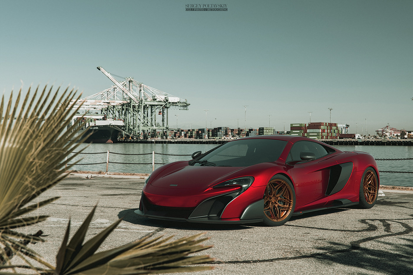 ruined car，Sports car，cgi，Photography，modification，