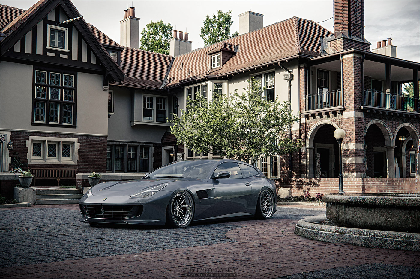 ruined car，Sports car，cgi，Photography，modification，