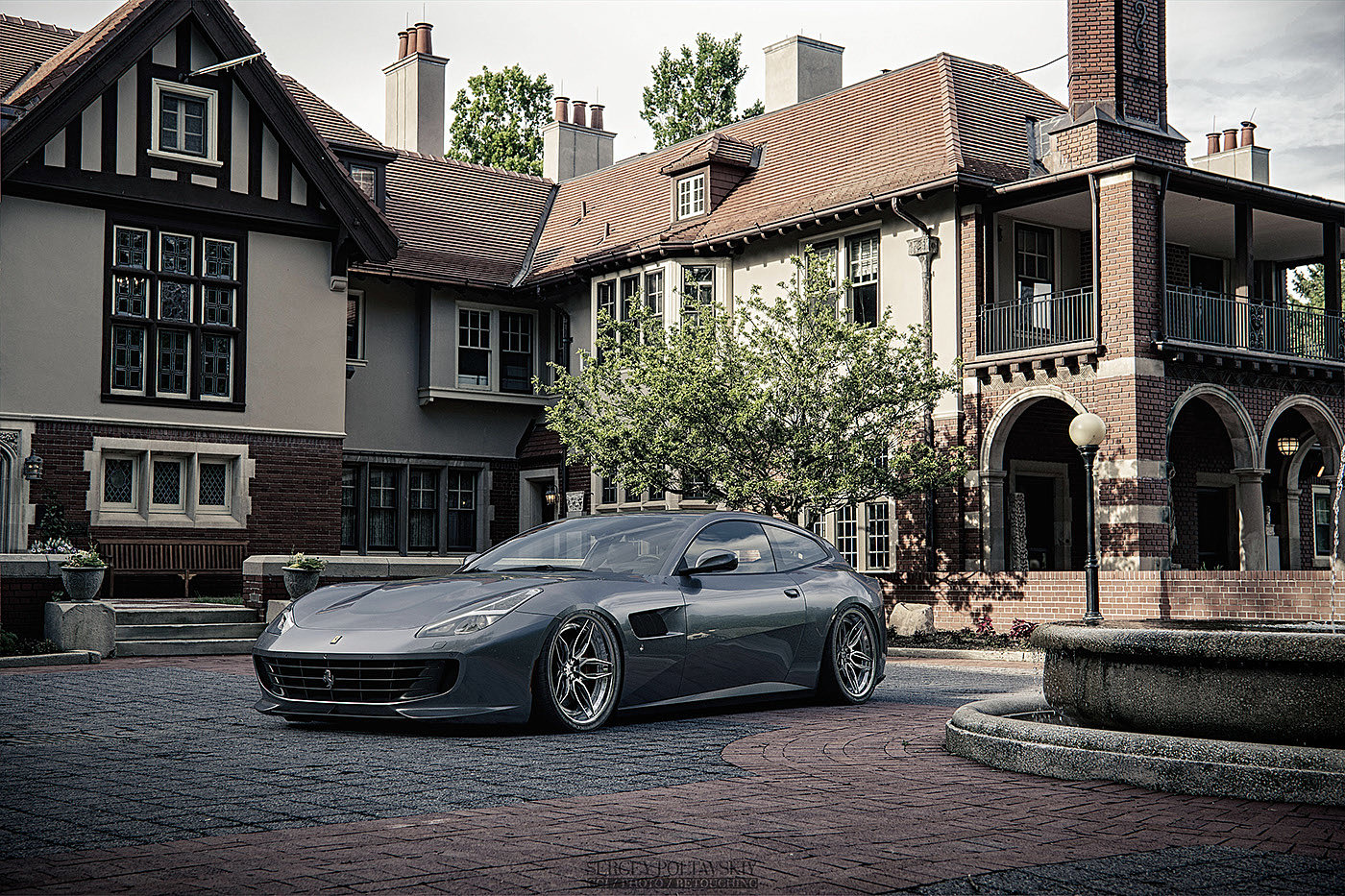 ruined car，Sports car，cgi，Photography，modification，