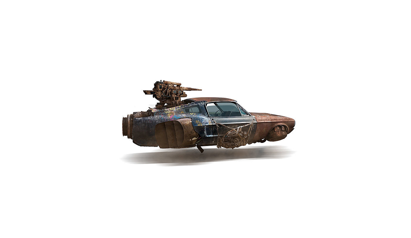 ps，science fiction，Photography，future，automobile，