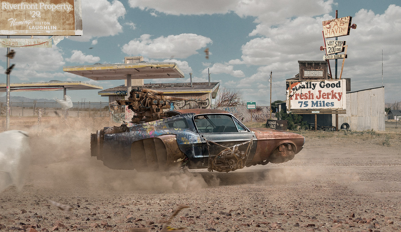 ps，science fiction，Photography，future，automobile，