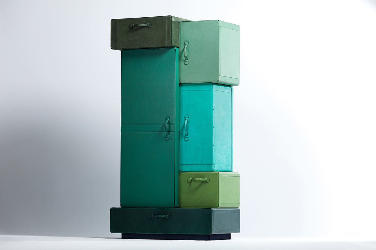 cabinet，suitcase，assemble，Leatherwear，