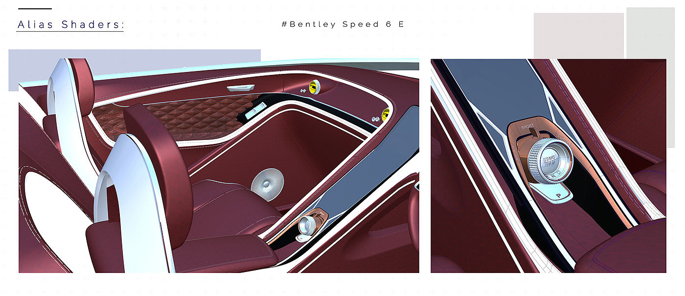 automobile，modeling，Render，Detail drawing，