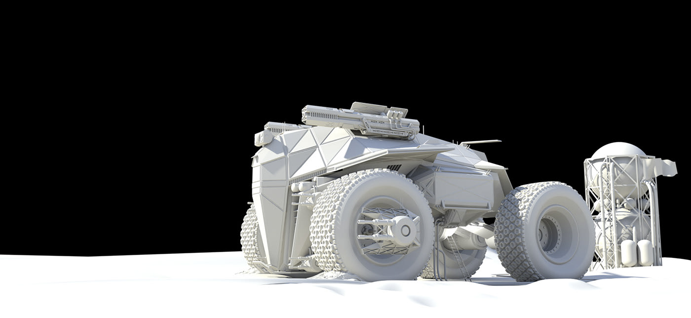 Game design，Ursus，concept，Weapon vehicle，heavy，Anton Weaver，