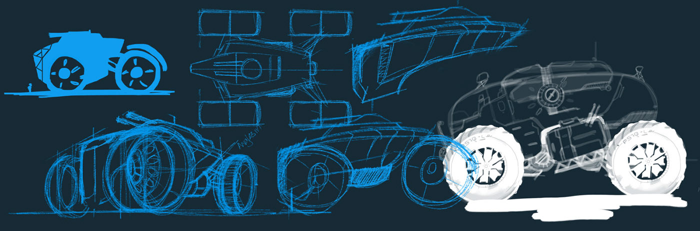 Game design，Ursus，concept，Weapon vehicle，heavy，Anton Weaver，