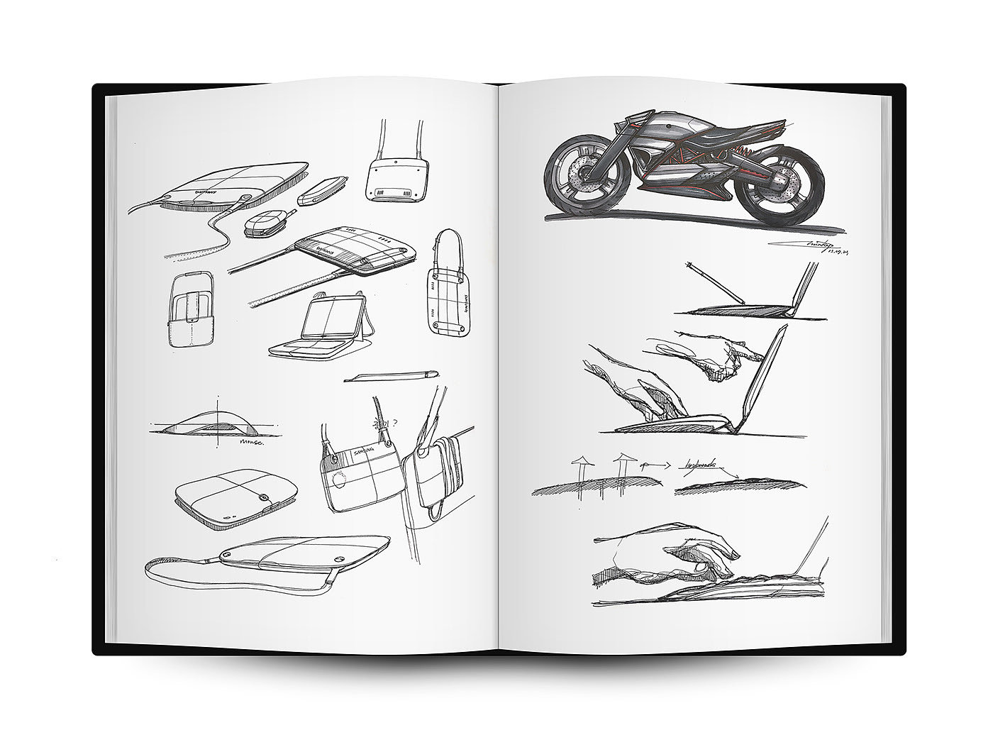 Hand drawn，Sketch，Representation diagram，sample reels，