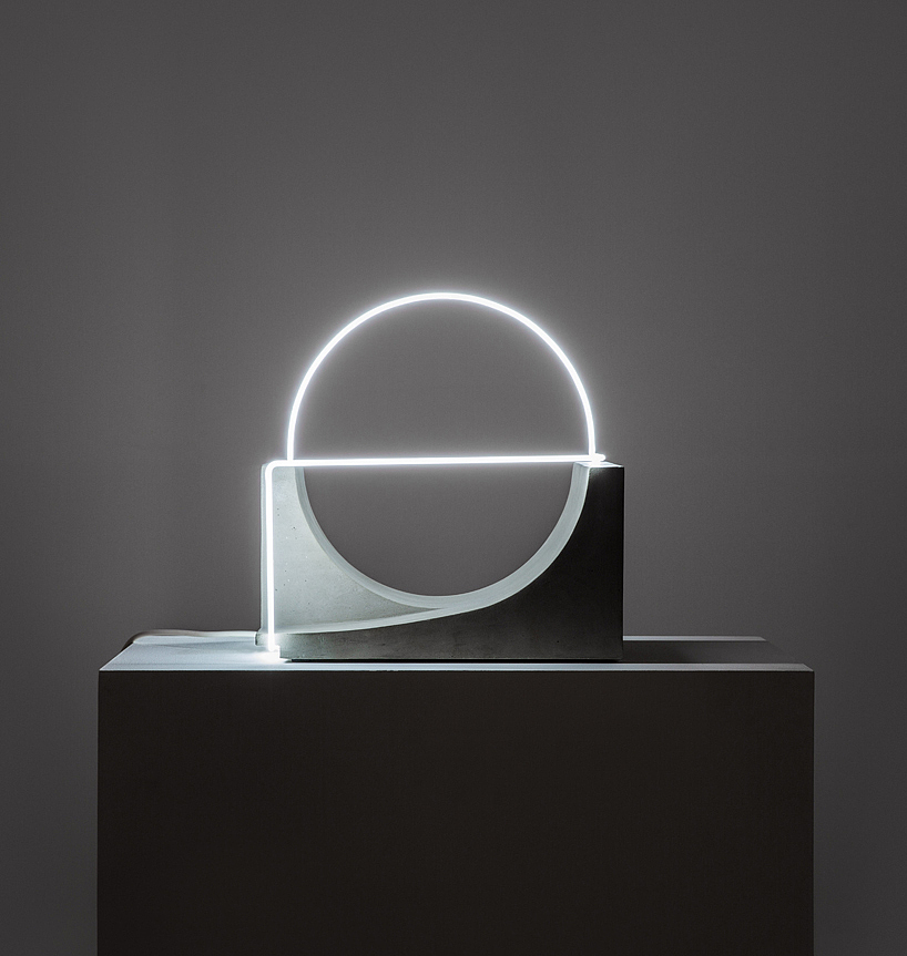 lamps and lanterns，Sculpture，led，cement，Geometry，