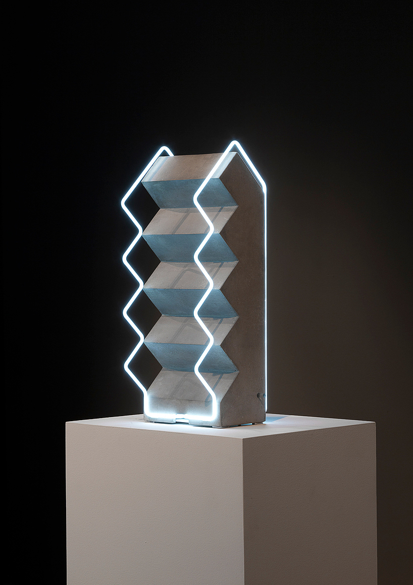 lamps and lanterns，Sculpture，led，cement，Geometry，