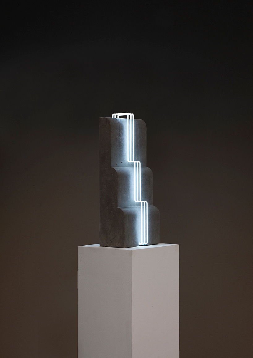 lamps and lanterns，Sculpture，led，cement，Geometry，